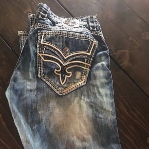 Mens Rock Revival Jeans
